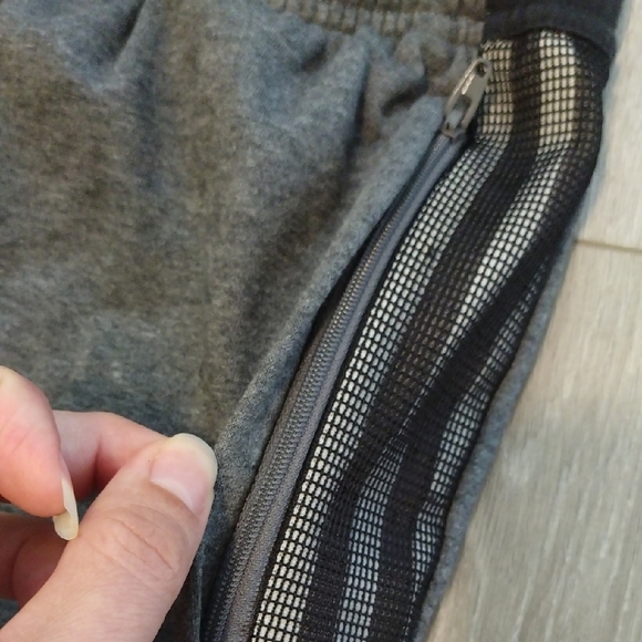 Adidas Gray and White Sweatpants Tapered Fit - Picture 6 of 10